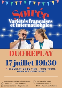 Soirée musicale - Variétés Françaises et Internationales