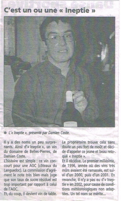 2003 - La Gazette - C&#039;est un ou une Ineptie