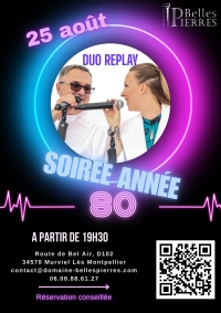 SOIRÉE MUSICALE ANNÉE 80