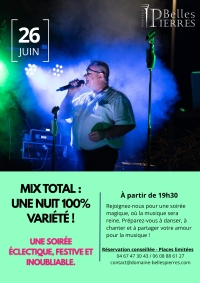 Mix Total : Une Nuit 100% Variété